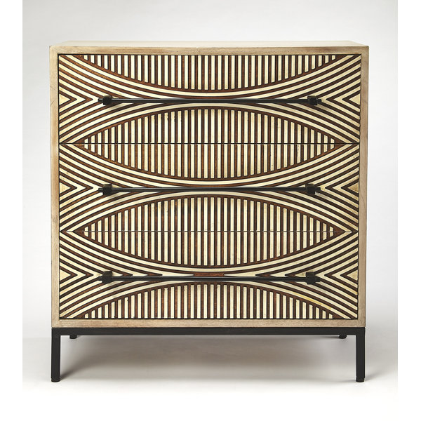 Philomena 3 Drawer Nightstand & Reviews Joss & Main